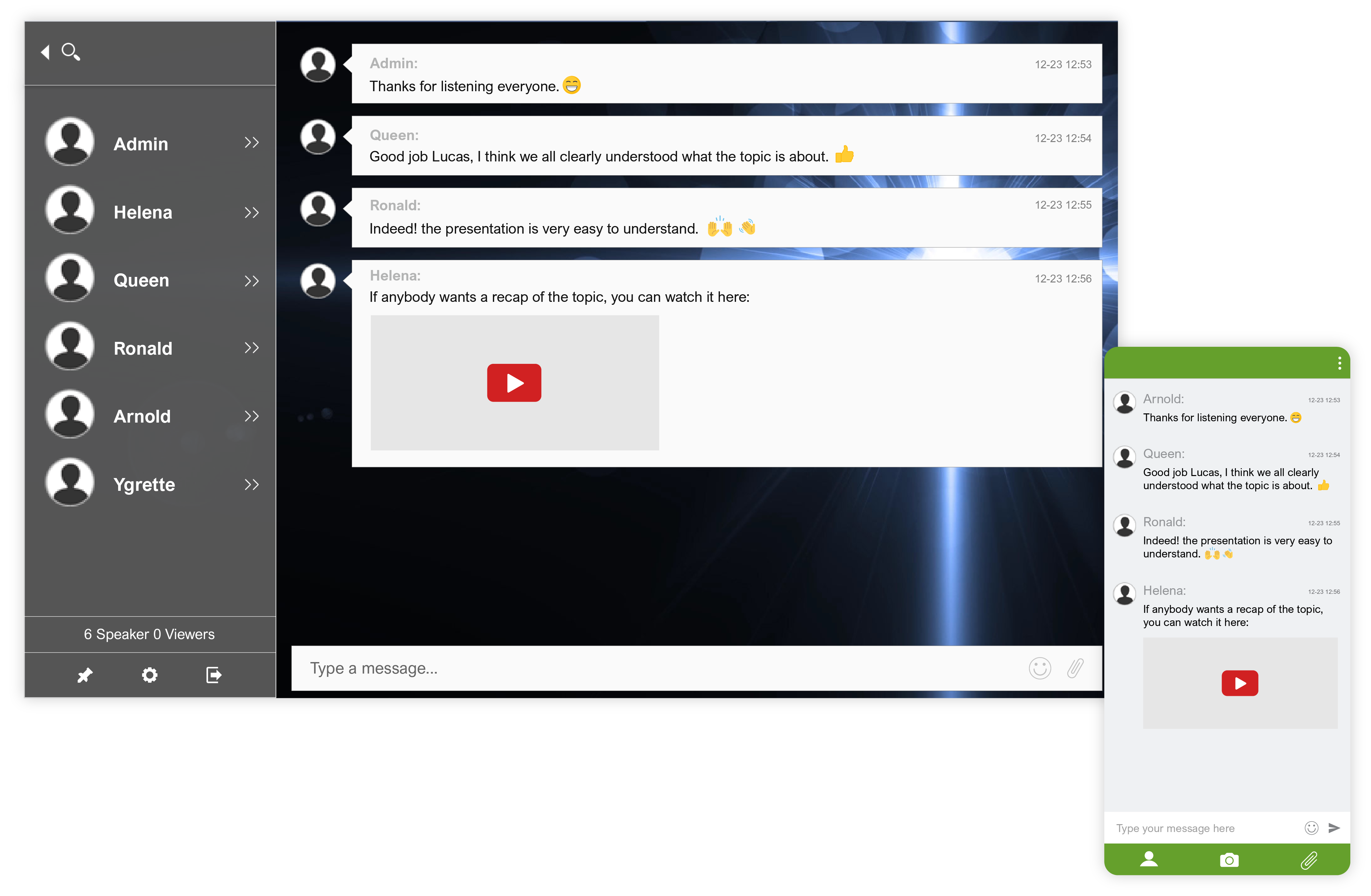 Chat Skins Customizing the look of your chat rooms are now easier